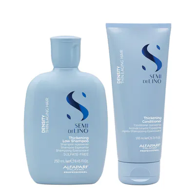 Alfaparf Milano Semi Di Lino Density Thickening Duo Bundle