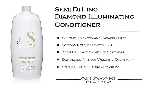 Alfaparf Milano Semi Di Lino Diamond Illuminating Conditioner 1000ml, view 4