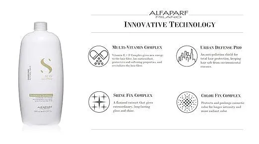 Alfaparf Milano Semi Di Lino Diamond Illuminating Conditioner 1000ml, view 5