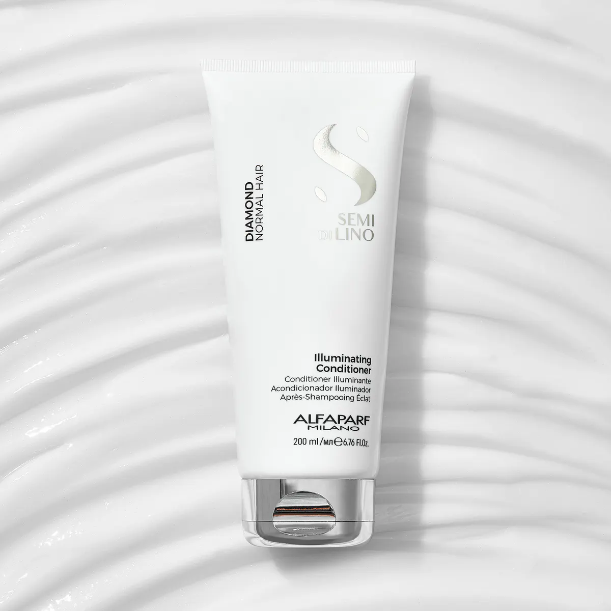 Alfaparf Milano Semi Di Lino Diamond Illuminating Conditioner 200ml, view 3