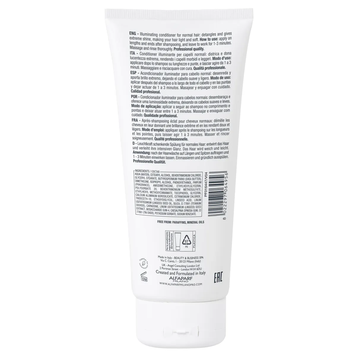Alfaparf Milano Semi Di Lino Diamond Illuminating Conditioner 200ml, view 5
