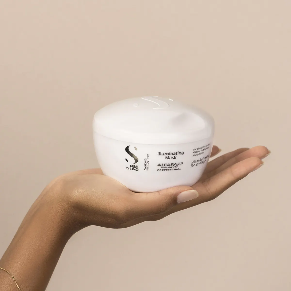 Alfaparf Milano Semi Di Lino Diamond Illuminating Mask 200ml, view 5