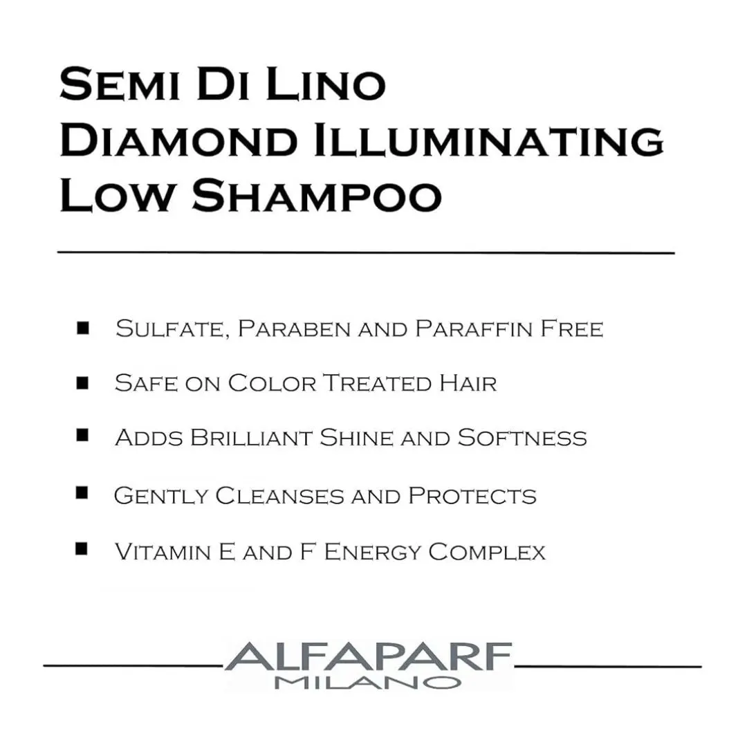 Alfaparf Milano Semi di Lino Diamond Illuminating Shampoo 75ml, view 3