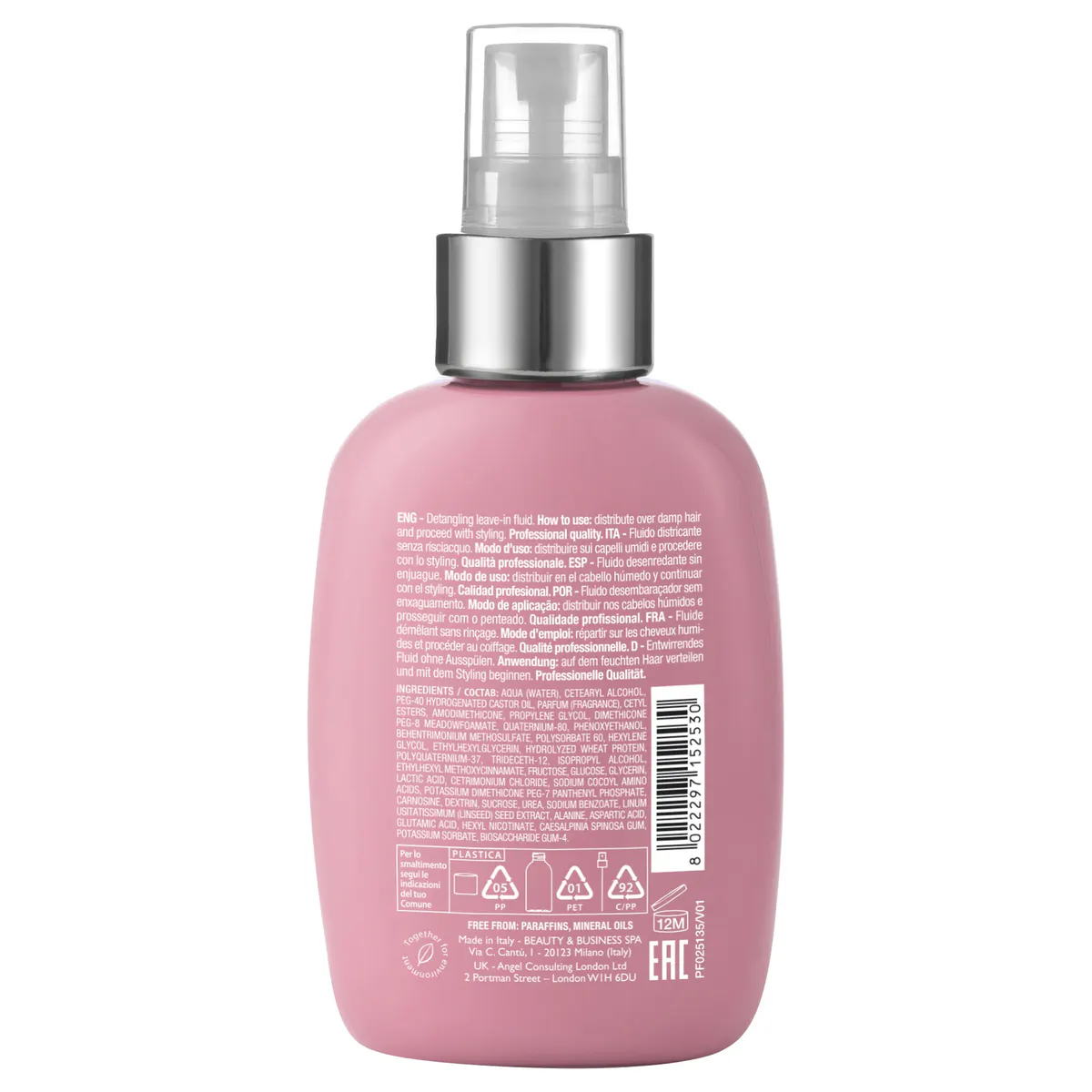 Alfaparf Milano Semi Di Lino Moisture Nutritive Detangling Fluid 125ml, view 6