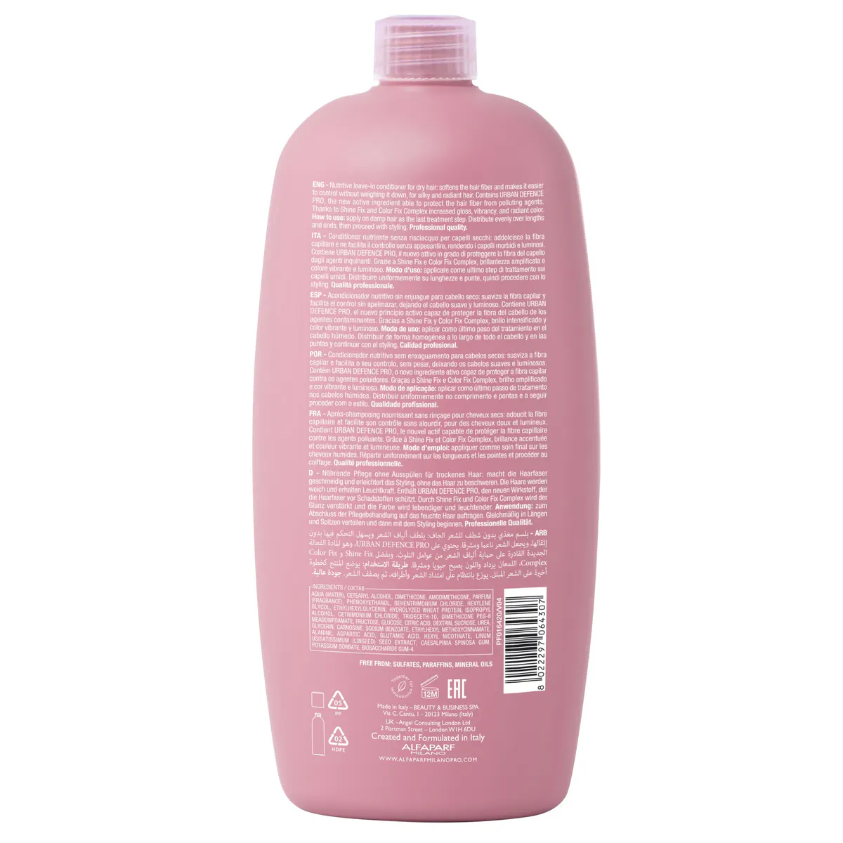 Alfaparf Milano Semi Di Lino Moisture Nutritive Leave In Conditioner 1000ml, view 5