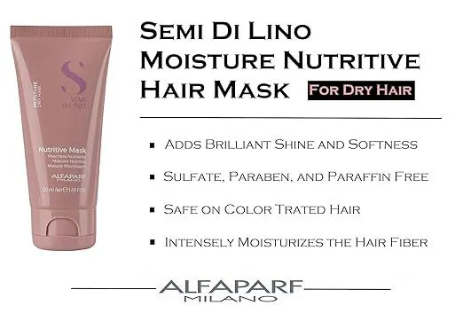 Alfaparf Milano Semi di Lino Moisture Nutritive Mask 50ml, view 4