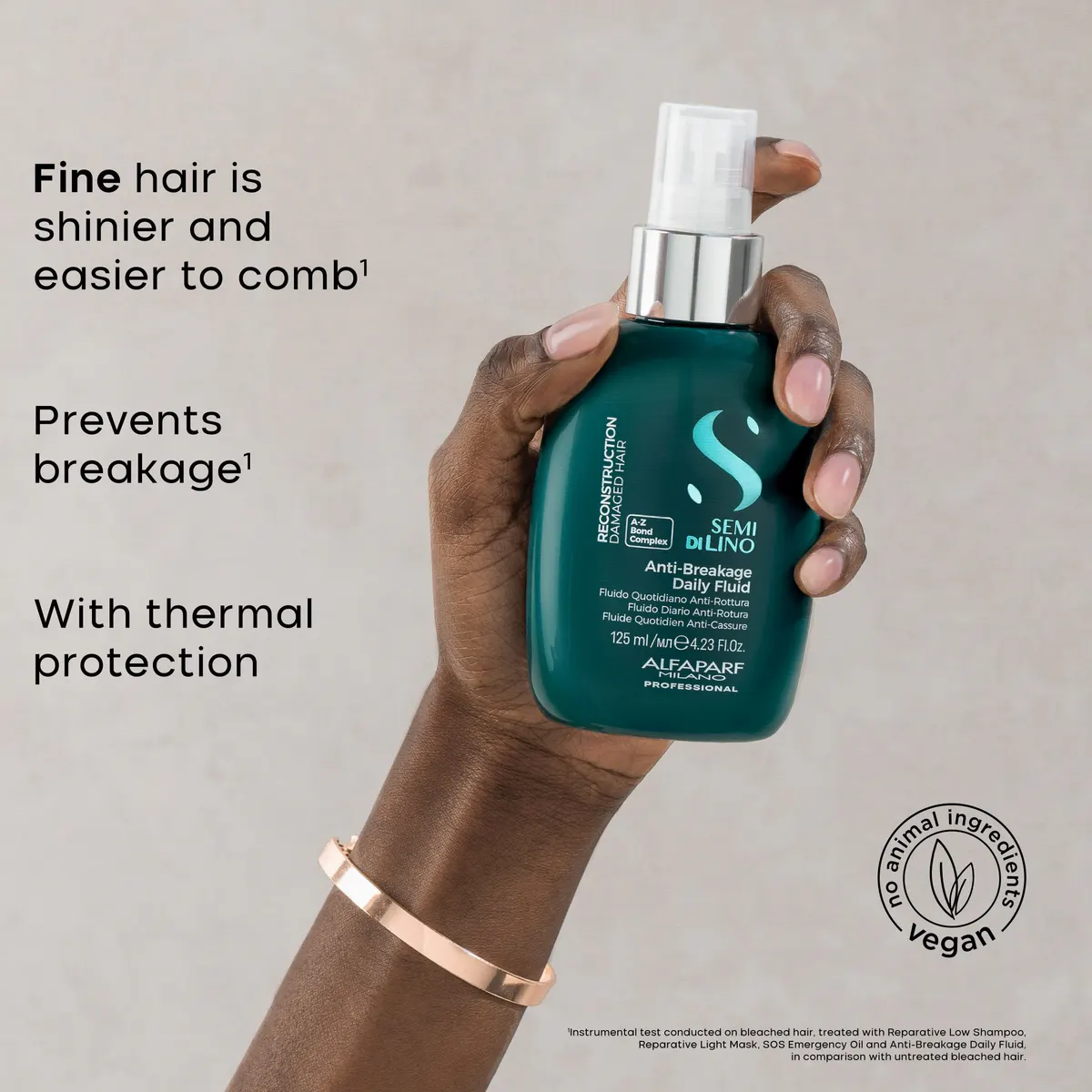 Alfaparf Milano Semi Di Lino Reconstruction Daily Anti Breakage Fluid 125ml, view 6