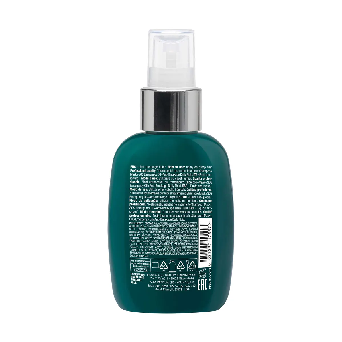 Alfaparf Milano Semi Di Lino Reconstruction Daily Anti Breakage Fluid 125ml, view 8