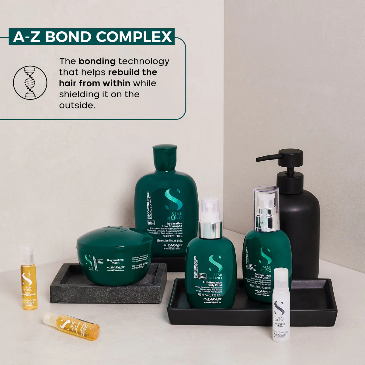 Alfaparf Milano Semi Di Lino Reconstruction Daily Anti Breakage Fluid 125ml, view 9