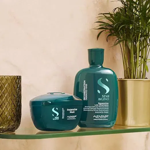 Alfaparf Milano Semi Di Lino Reconstruction Reparative Duo Bundle, view 7