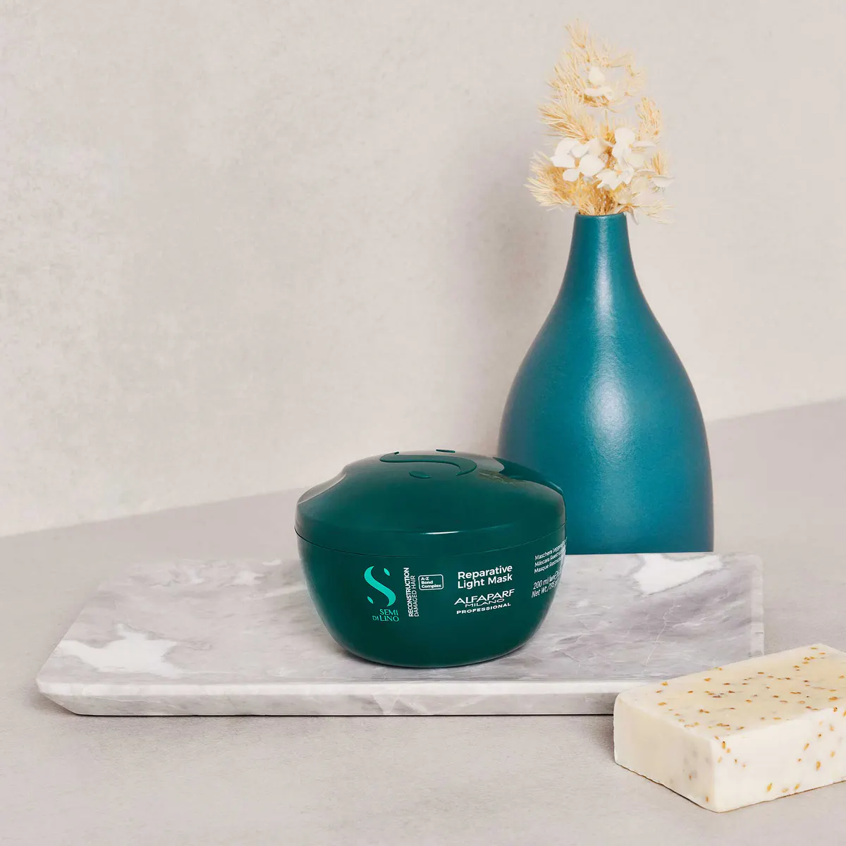 Alfaparf Milano Semi Di Lino Reconstruction Reparative Light Mask 200ml, view 4
