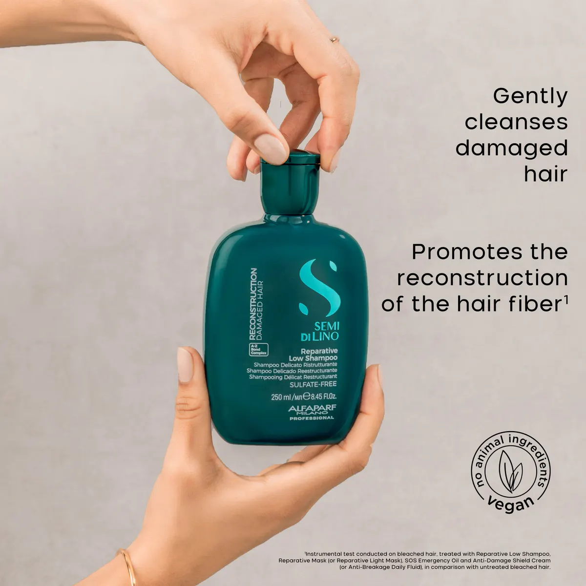 Alfaparf Milano Semi Di Lino Reconstruction Reparative Low Shampoo 250ml, view 4