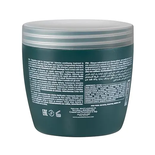 Alfaparf Milano Semi Di Lino Reconstruction Reparative Mask 500ml, view 5