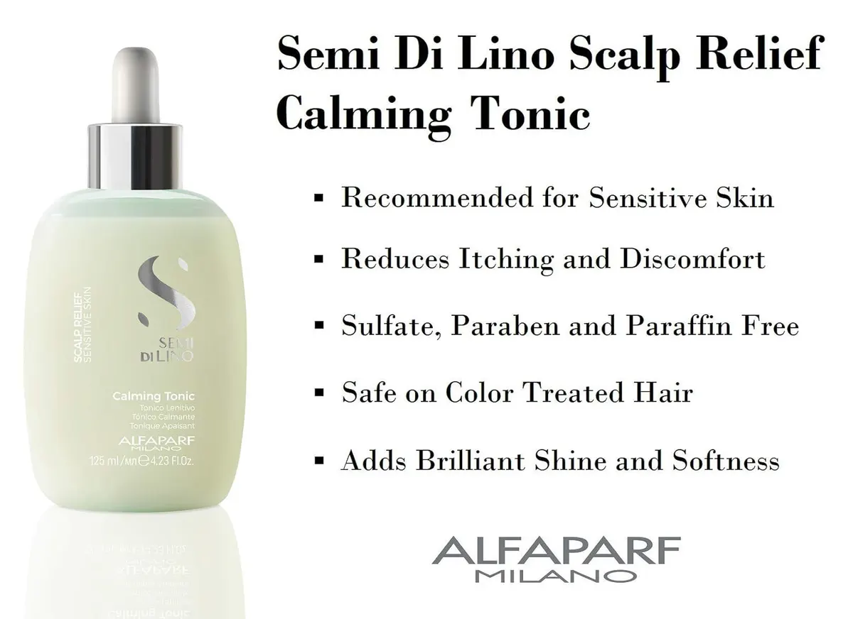Alfaparf Milano Semi Di Lino Scalp Relief Calming Tonic 125ml, view 3