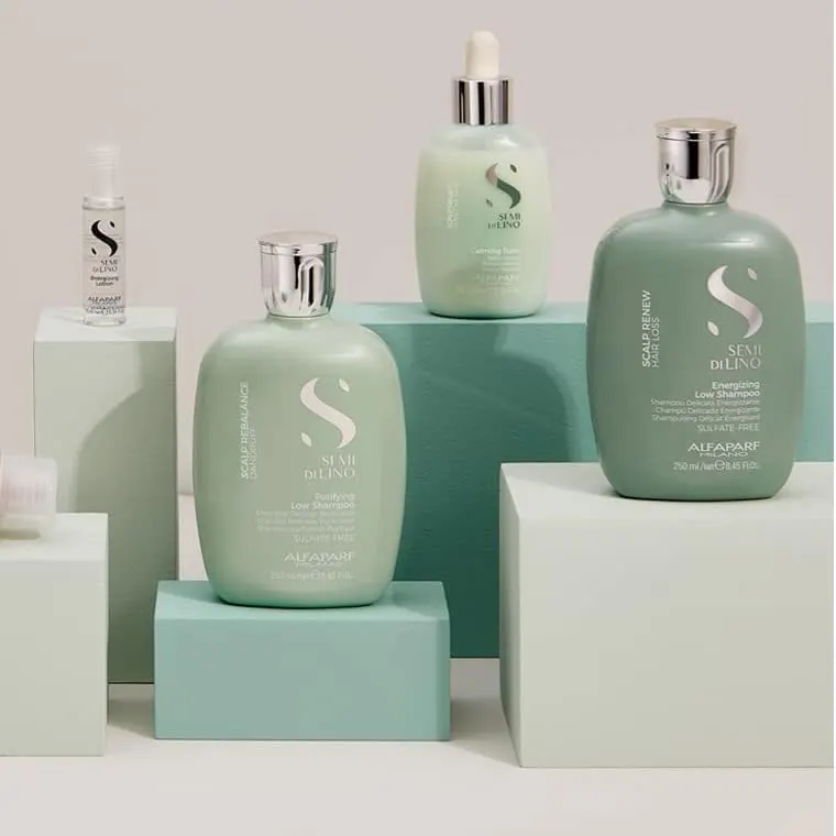 Alfaparf Milano Semi Di Lino Scalp Relief Calming Micellar Low Shampoo 250ml, view 8