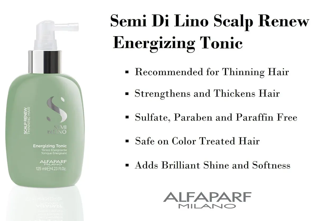 Alfaparf Milano Semi Di Lino Scalp Renew Energizing Tonic 125ml, view 3