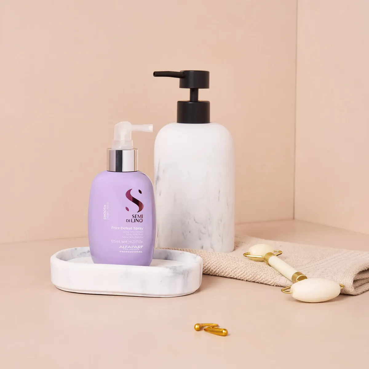Alfaparf Milano Semi Di Lino Smooth Frizz Defeat Spray 125ml, view 4
