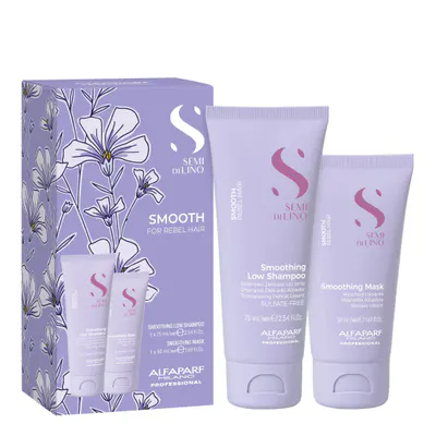 Alfaparf Milano Semi Di Lino Smooth Mini Size Kit