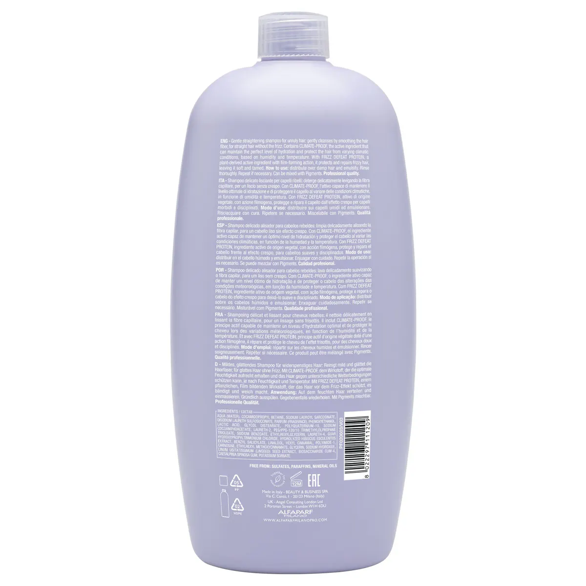 Alfaparf Milano Semi di Lino Smooth Smoothing Conditioner 1000ml, view 7