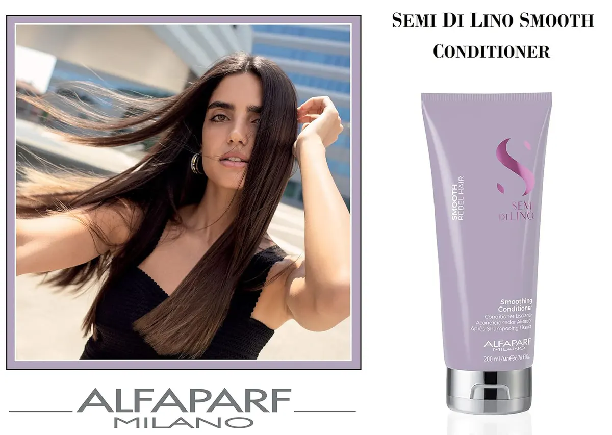 Alfaparf Milano Semi di Lino Smooth Smoothing Conditioner 200ml, view 6
