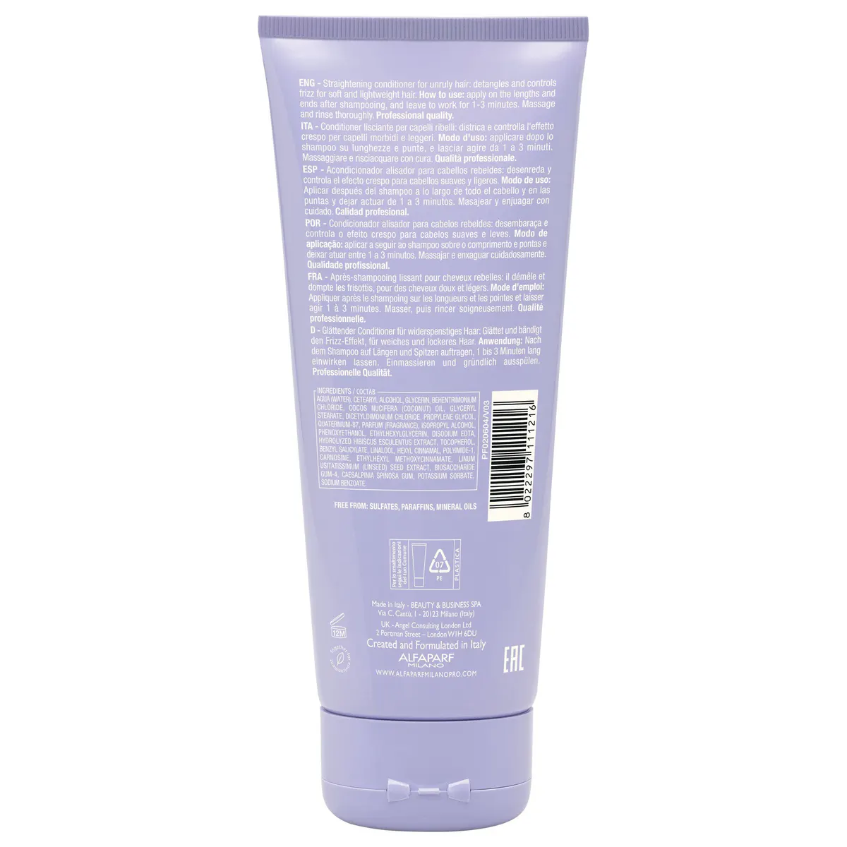 Alfaparf Milano Semi di Lino Smooth Smoothing Conditioner 200ml, view 9