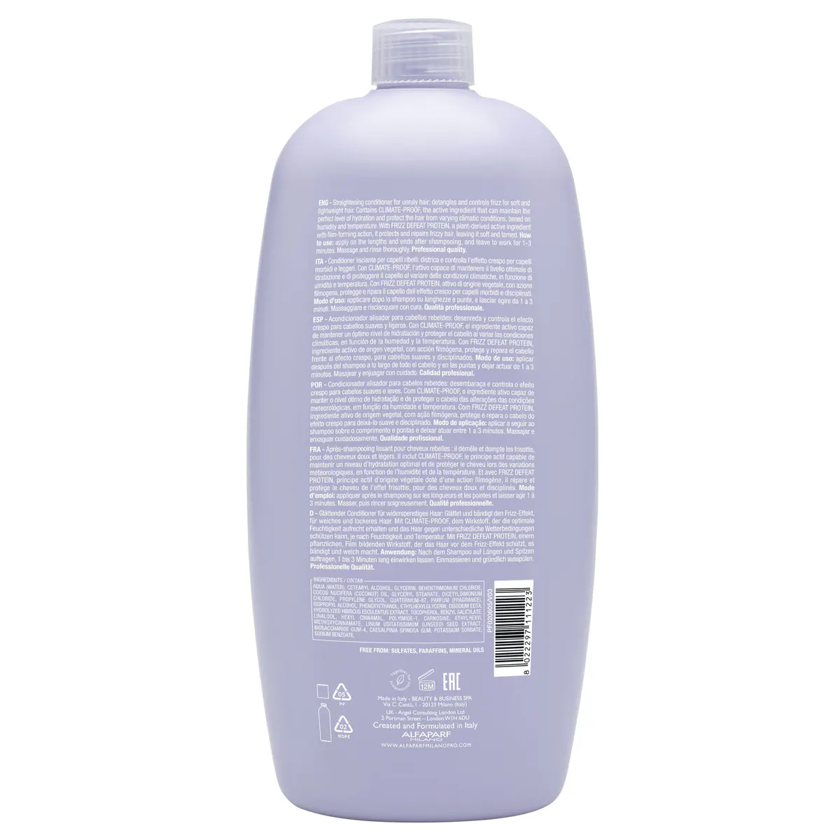 Alfaparf Milano Semi di Lino Smooth Smoothing Low Shampoo 1000ml, view 6