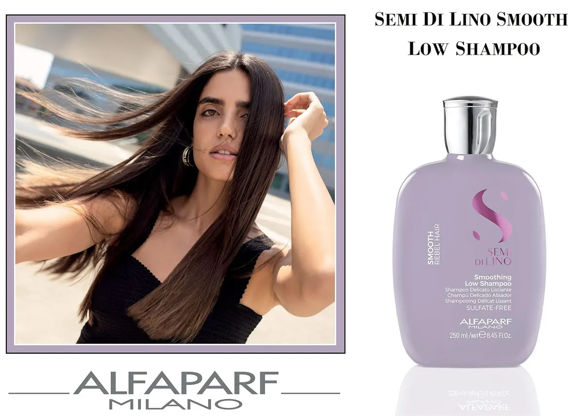 Alfaparf Milano Semi di Lino Smooth Smoothing Low Shampoo 250ml, view 4