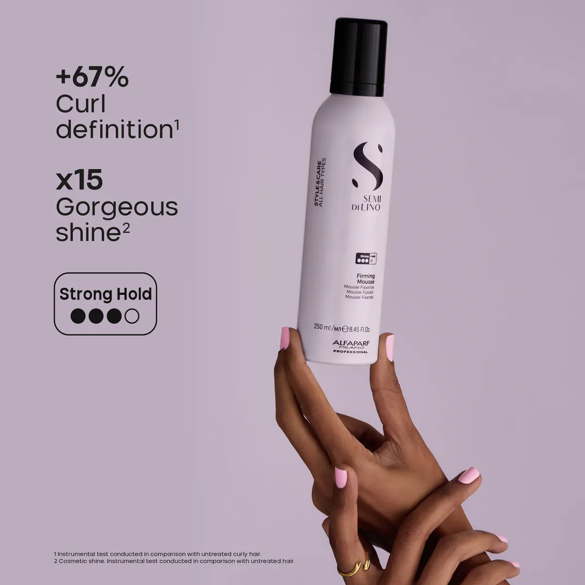 Alfaparf Milano Semi di Lino Style & Care Firming Mousse 250ml, view 5