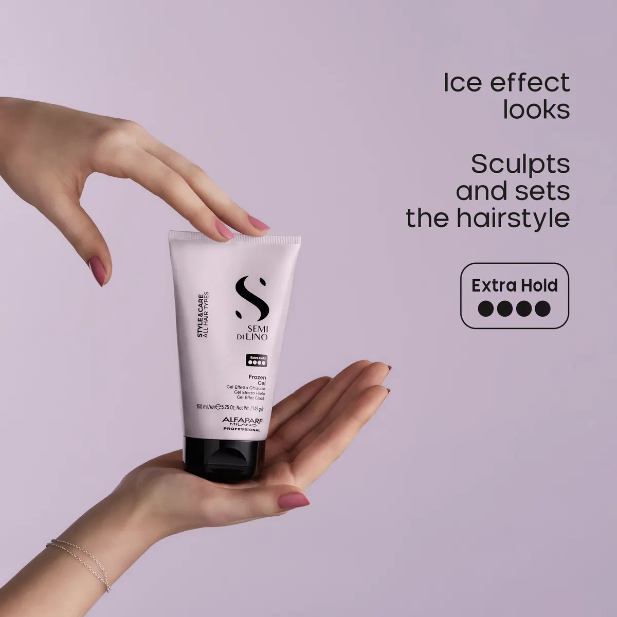 Alfaparf Milano Semi di Lino Style & Care Frozen Gel 150ml, view 5
