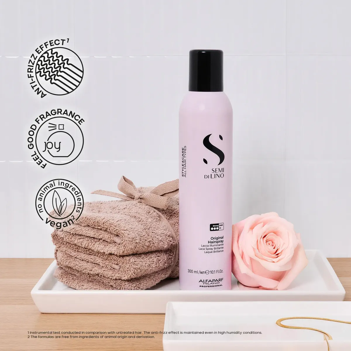 Alfaparf Milano Semi di Lino Styling Original Hairspray 300ml, view 3
