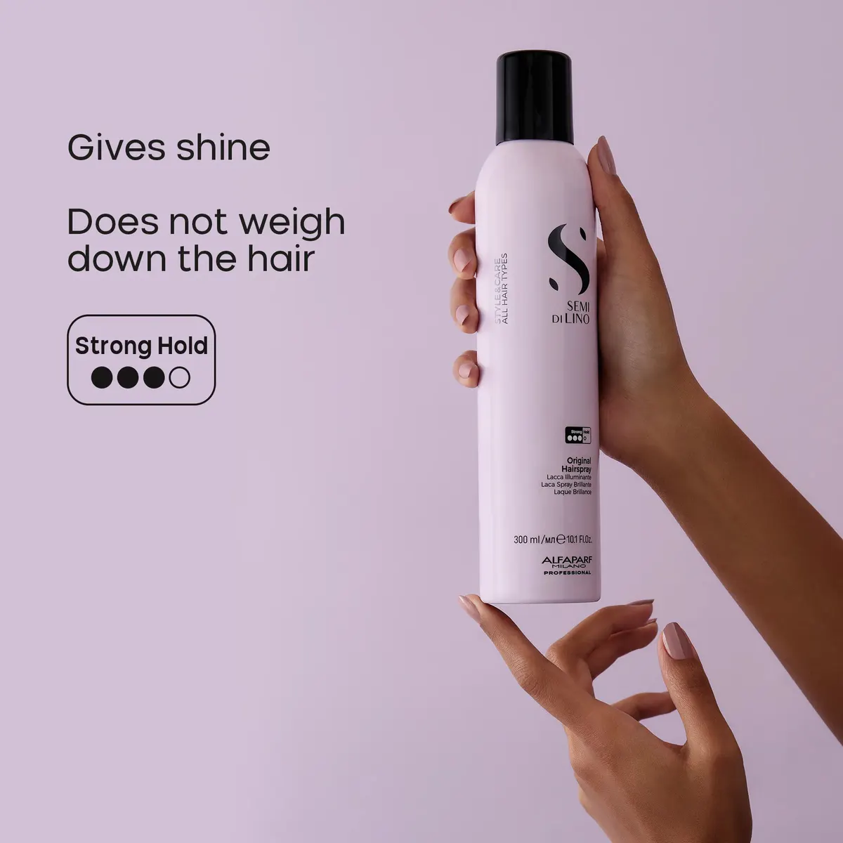 Alfaparf Milano Semi di Lino Styling Original Hairspray 300ml, view 4