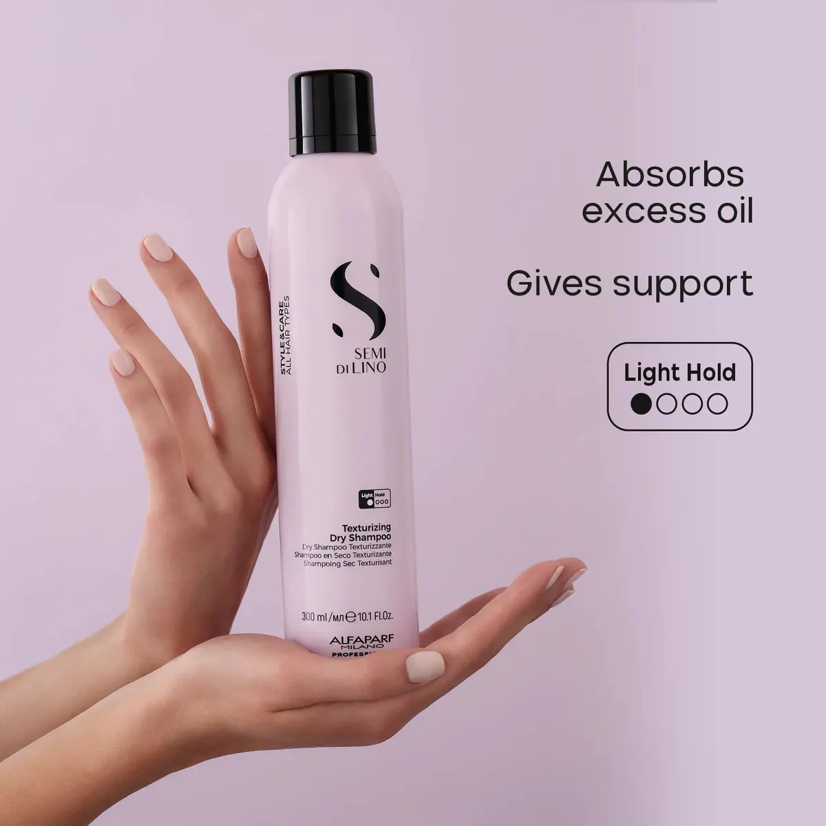 Alfaparf Milano Semi di Lino Styling Texturizing Dry Shampoo 300ml, view 4