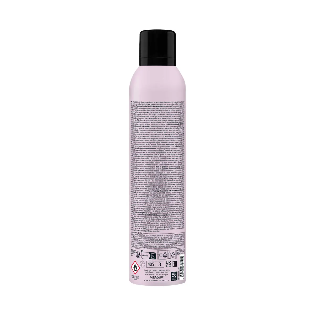 Alfaparf Milano Semi di Lino Styling Texturizing Dry Shampoo 300ml, view 6