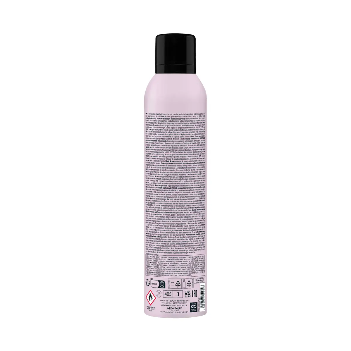 Alfaparf Milano Semi di Lino Styling Thermal Protector 300ml, view 5