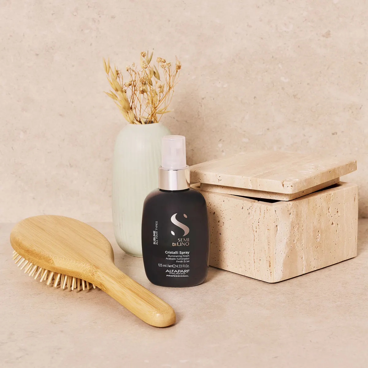 Alfaparf Milano Semi Di Lino Sublime Cristalli Spray 125ml, view 2