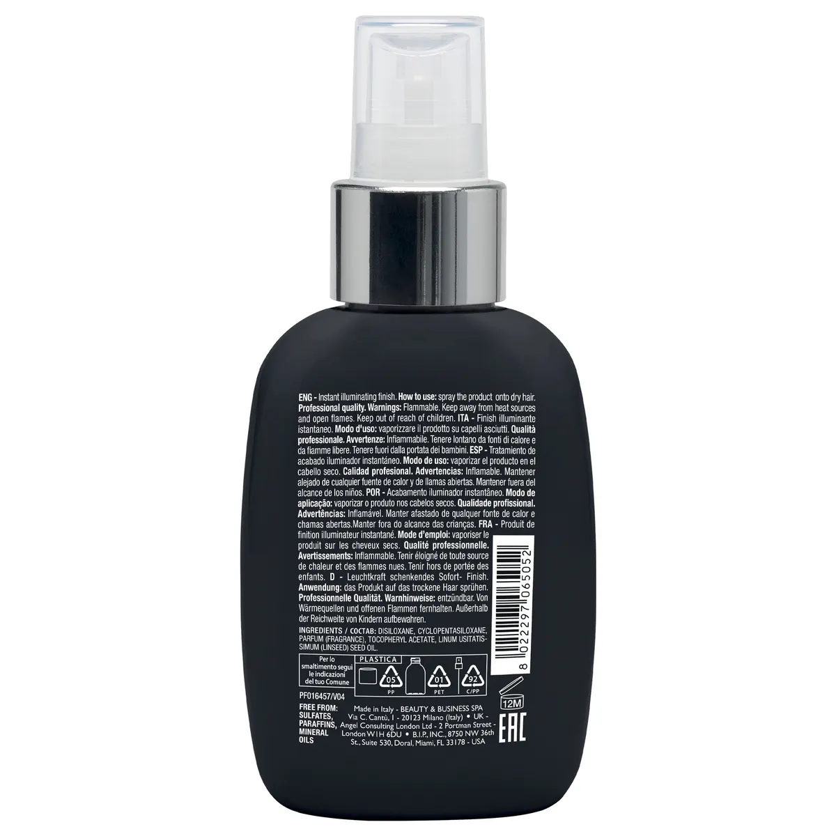 Alfaparf Milano Semi Di Lino Sublime Cristalli Spray 125ml, view 8