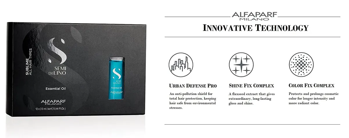Alfaparf Milano Semi Di Lino Sublime Essential Oil Treatment 12 x 13ml, view 4