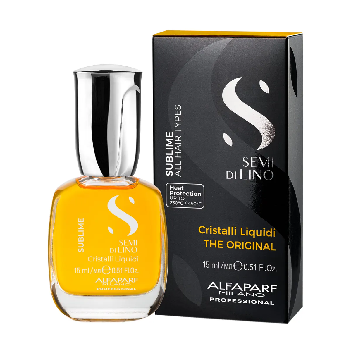 Alfaparf Milano Semi Di Lino Sublime The Original Cristalli Liquid 15ml, view 4