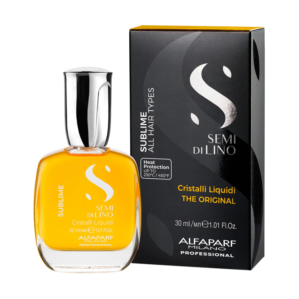 Alfaparf Milano Semi Di Lino Sublime The Original Cristalli Liquid 30ml, view 4
