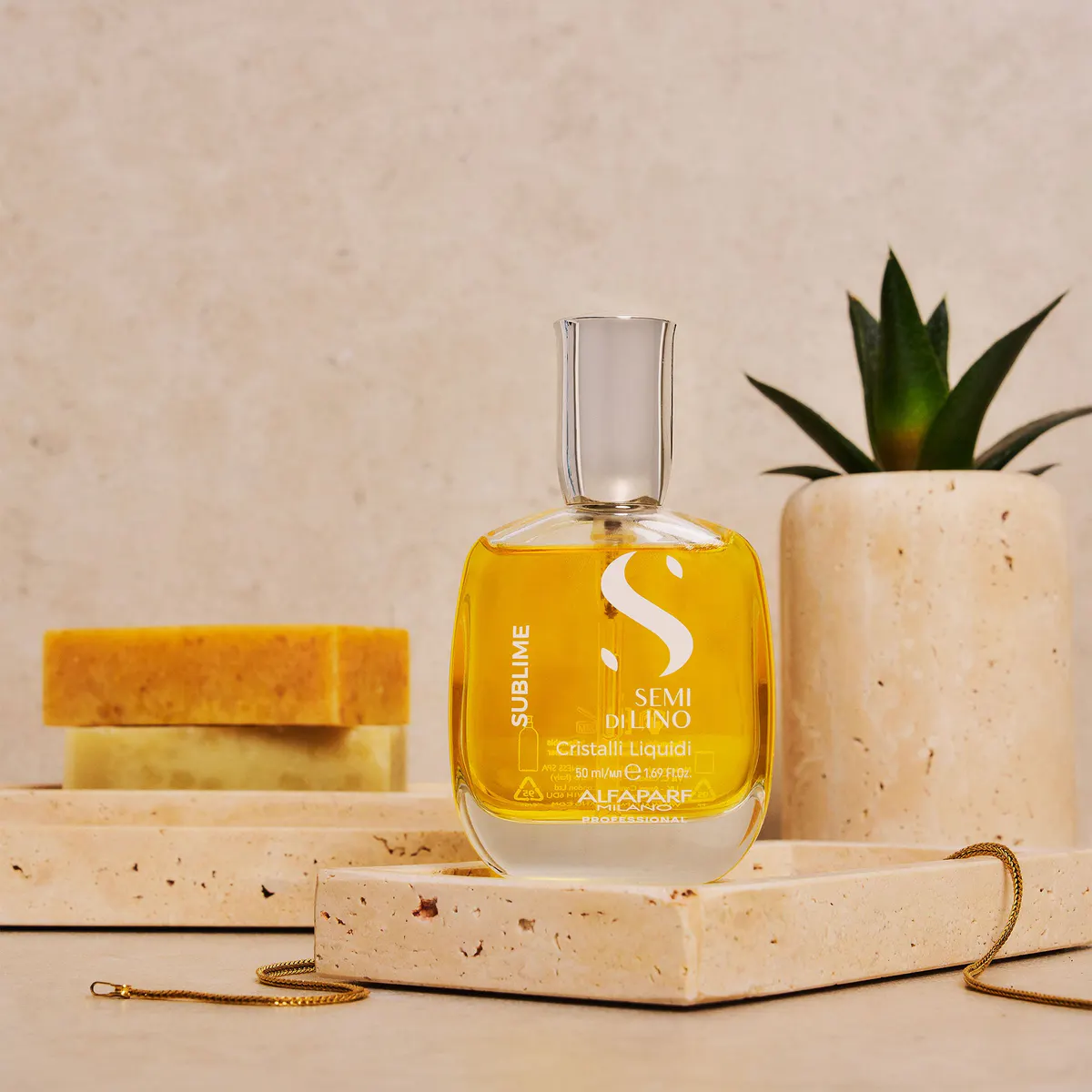 Alfaparf Milano Semi Di Lino Sublime The Original Cristalli Liquid 50ml, view 2