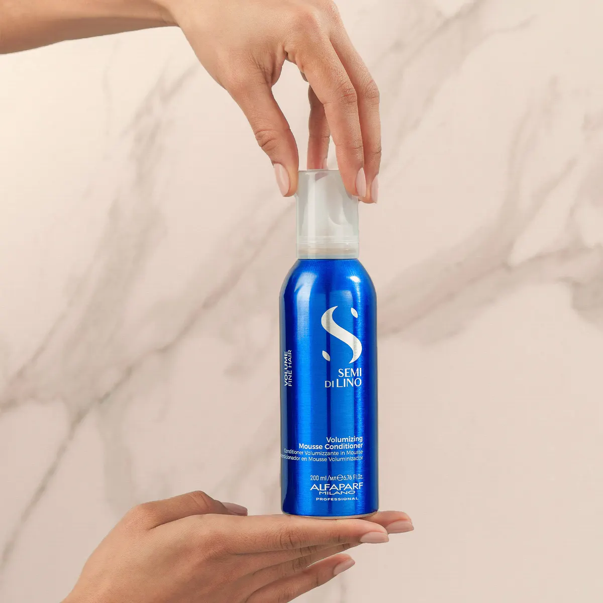 Alfaparf Milano Semi Di Lino Volumizing Mousse Conditioner 200ml, view 4