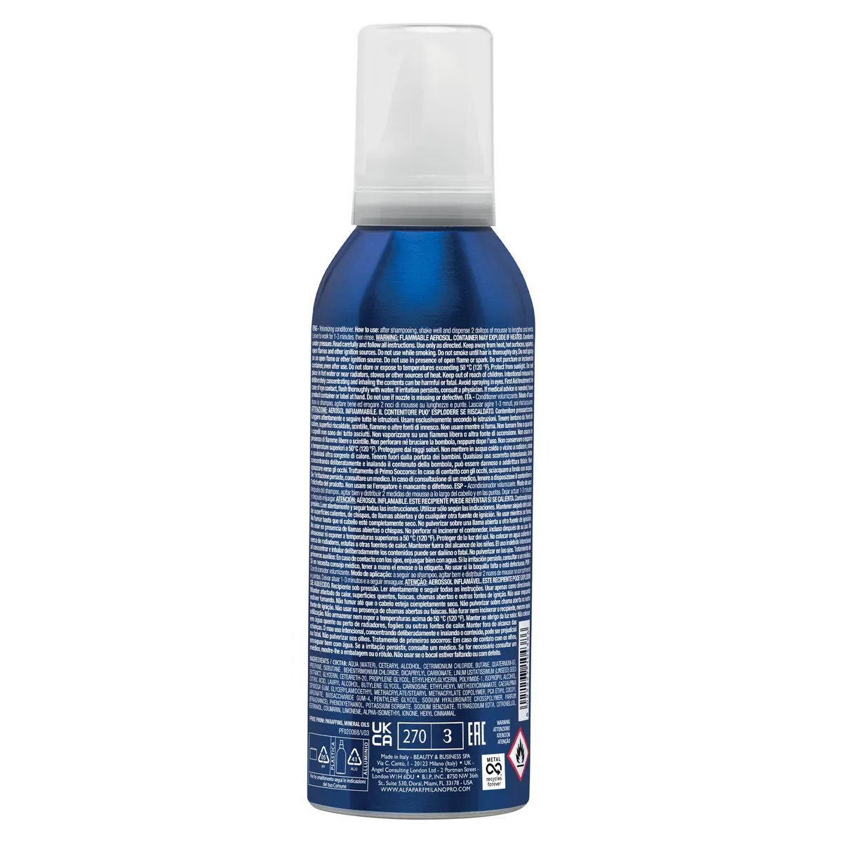 Alfaparf Milano Semi Di Lino Volumizing Mousse Conditioner 200ml, view 5