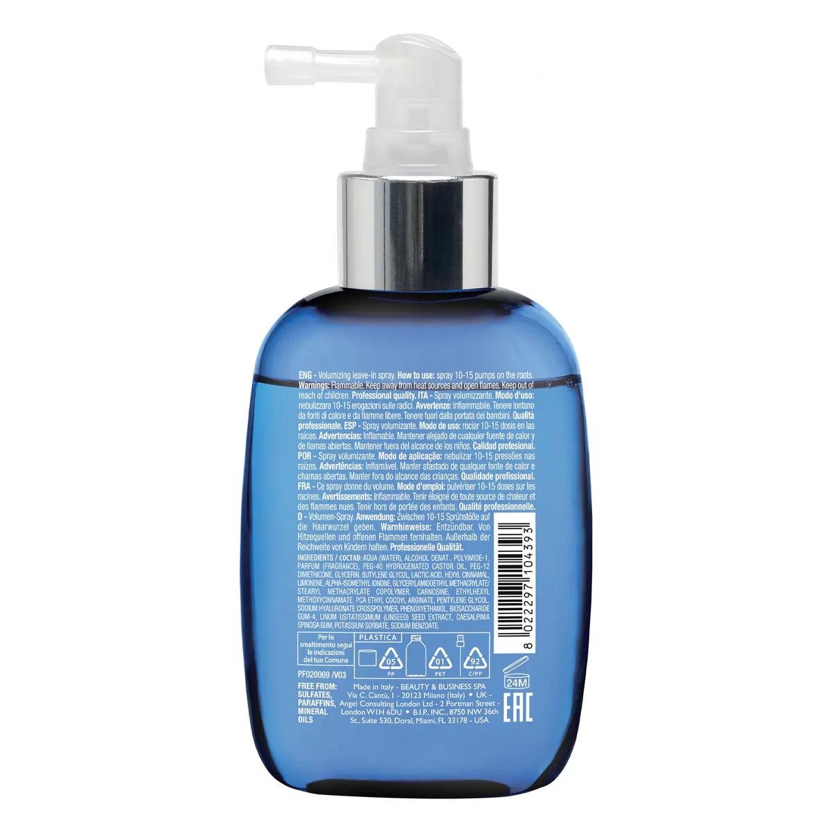 Alfaparf Milano Semi Di Lino Volumizing Spray 120ml, view 5