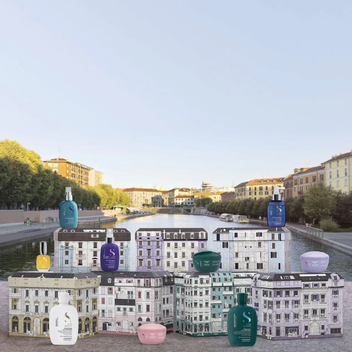 Alfaparf Milano Walking Around Milano SDL Moisture Holiday Set, view 4