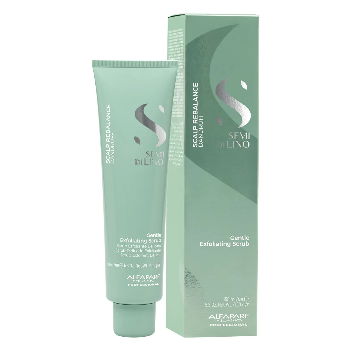 Alfaparf Milano Semi Di Lino Scalp Rebalance Gentle Exfoliating Scrub 150ml, view 4