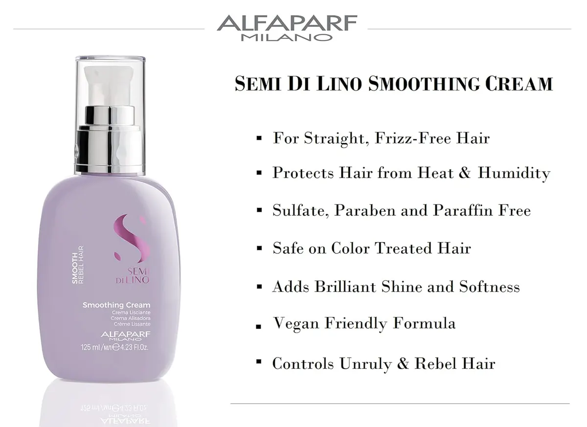 Alfaparf Milano Semi di Lino Smooth Smoothing Cream 125ml, view 3