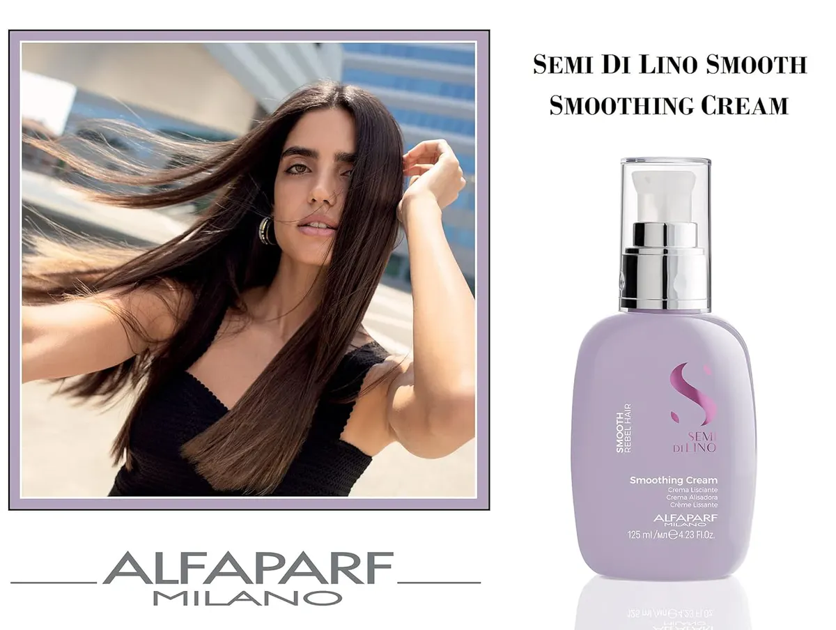 Alfaparf Milano Semi di Lino Smooth Smoothing Cream 125ml, view 5