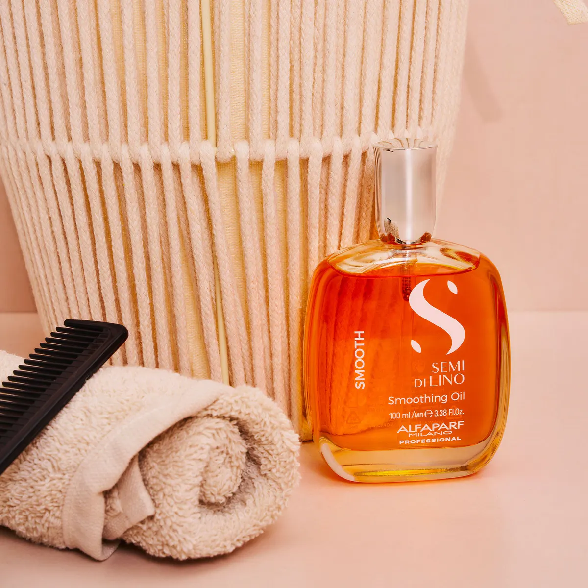 Alfaparf Milano Semi di Lino Smooth Smoothing Oil 100ml, view 3
