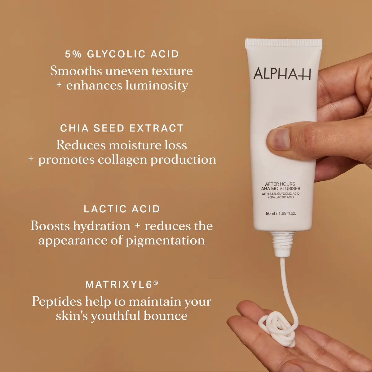 Alpha-H After Hours AHA Moisturiser 50ml, view 4