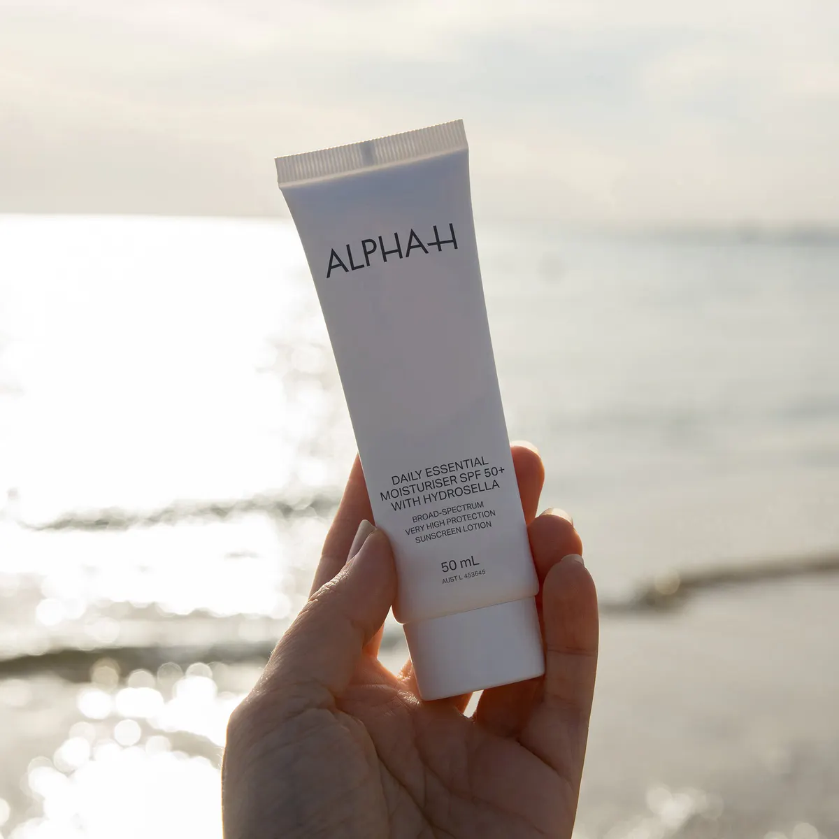 Alpha-H Daily Essential Moisturiser SPF 50+ with Hydrosella 50ml, view 6